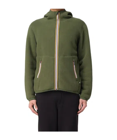 K-way Long-sleeved Casual Jacket In Green