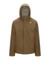 K-way K Way Giubbino Jacko Twill Marmotta Brown In Green