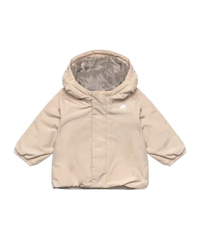 K-way Long-sleeved Casual Jacket In Nude
