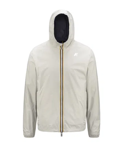 K-way Long-sleeved Casual Jacket In White