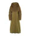K-way Long-sleeved Coat In Green