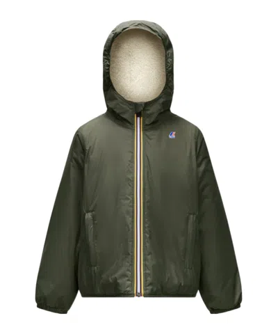 K-way Long-sleeved Cotton Clothes In Green