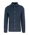 K-way Camicia Timothee Pique Blu In Blue
