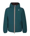 K-way Long-sleeved Double-sided Casual Jacket In Blue