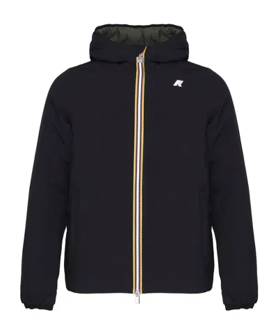 K-way Jack St Warm Double Jacket Black In Ah3