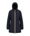 K-way Le Vrai Eiffel 3.0 Packable Raincoat In Black