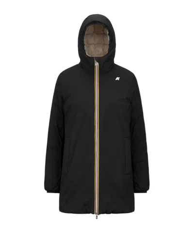 K-way Sophie St Thermo Double Down Jacket In Black