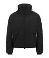 K-way Long-sleeved Down Jacket In Black