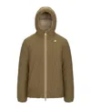 K-way K Way Amaury Stretch Waterproof Jacket In Brown