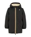 K-way Long-sleeved Hooded Casual Jacket In Green