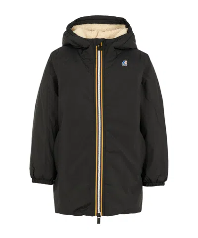 K-way Long-sleeved Hooded Casual Jacket In Green