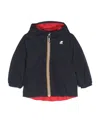 K-way Long-sleeved Hooded Jacket In Black