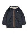 K-way Long-sleeved Hooded Jacket In Black