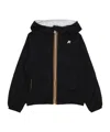 K-way Long Sleeved Hooded Jacket In Black