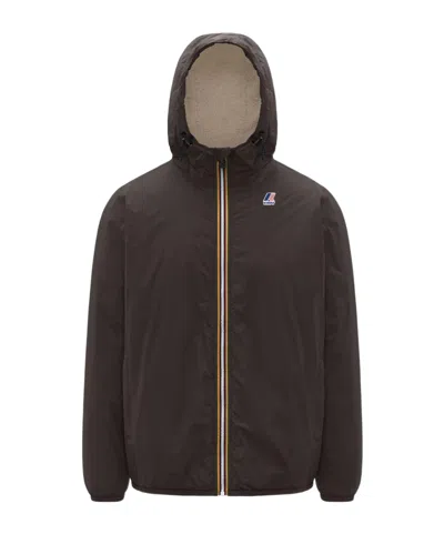 K-way Long-sleeved Jacket In Black