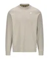 K-way Medine Logo Crew Neck Sweatshirt In Nude