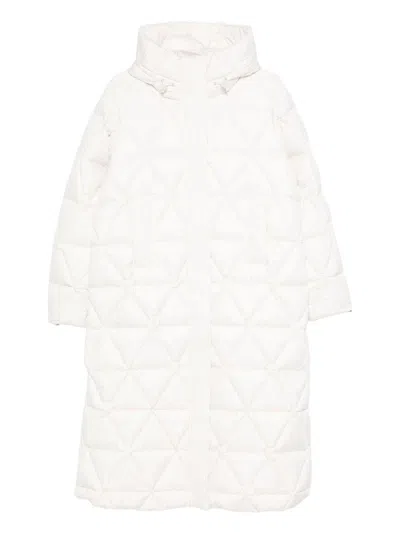 K-way Long White 'ruenne' Down Jacket K Way