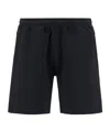 K-way Loose Waist Shorts In Black