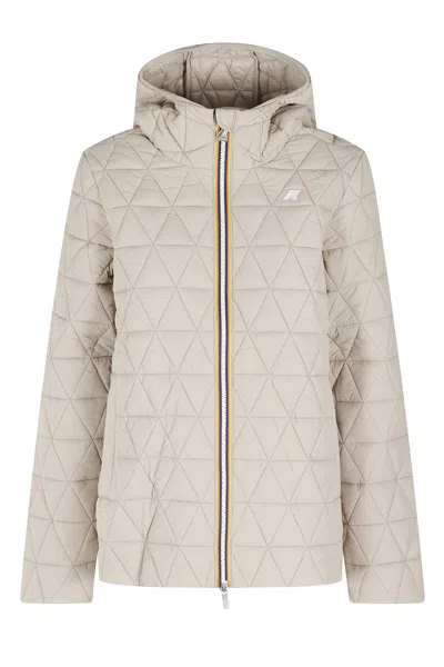 K-way Madlaine Diamond Quilted In Neutral