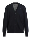 K-way Man Cardigan Black Size Xxl Virgin Wool