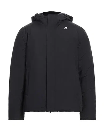 K-way Man Jacket Black Size Xxl Polyamide