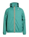 K-way Man Jacket Green Size 3xl Polyamide In Green