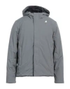 K-way Man Jacket Grey Size Xl Polyamide