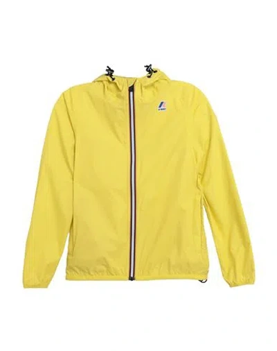 K-WAY K-WAY MAN JACKET LIME GREEN SIZE XXS POLYAMIDE
