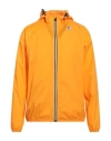 K-way Stretch Dot Lightweight Hooded Jacket In Mandarin