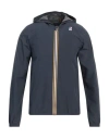 K-way Man Jacket Midnight Blue Size Xs Polyester, Polyurethane