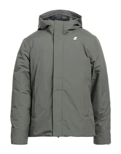 K-way Man Jacket Military Green Size Xxl Polyamide
