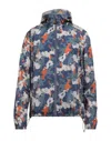 K-way Multicolor Multicolor Cleon Ripstop Graphic Jacket In Navy Blue