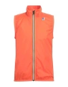 K-way Man Jacket Orange Size Xl Polyamide In Orange