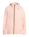 K-way Jacket  Men Color Blush Pink In Pink