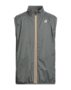 K-way Man Jacket Sage Green Size Xxl Polyamide In Green