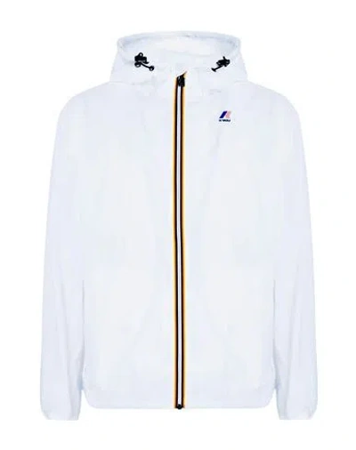 K-way Man Jacket White Size S Polyamide
