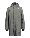 K-way Man Overcoat & Trench Coat Military Green Size Xxl Polyester