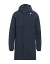 K-way Man Overcoat & Trench Coat Navy Size Xxl Polyester