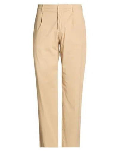K-way Man Pants Sand Size 36 Cotton, Polyamide, Elastane In Brown