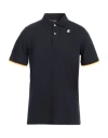 K-way Man Polo Shirt Midnight Blue Size L Cotton, Elastane