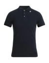 K-way Man Polo Shirt Midnight Blue Size M Cotton