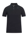 K-way Man Polo Shirt Midnight Blue Size S Cotton, Elastane