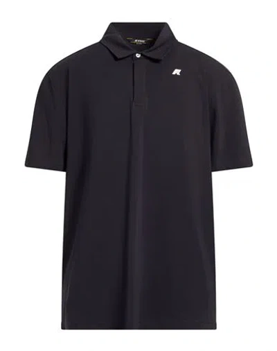 K-way Man Polo Shirt Midnight Blue Size Xxl Cotton, Elastane