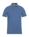 K-way Man Polo Shirt Navy Size M Cotton, Elastane