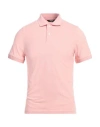 K-way Man Polo Shirt Pink Size S Cotton, Elastane
