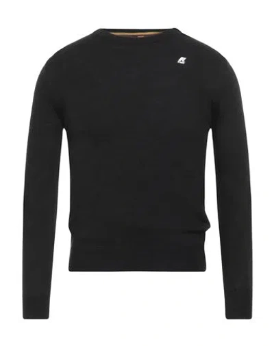 K-way Man Sweater Black Size S Merino Wool