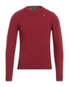 K-way Man Sweater Brick Size S Wool, Polyamide In Red