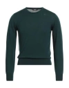 K-way Man Sweater Dark Green Size S Virgin Wool In Green