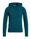 K-way Man Sweater Deep Teal Size S Wool, Polyamide In Green