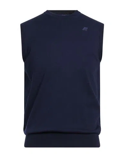 K-way Man Sweater Midnight Blue Size M Cotton